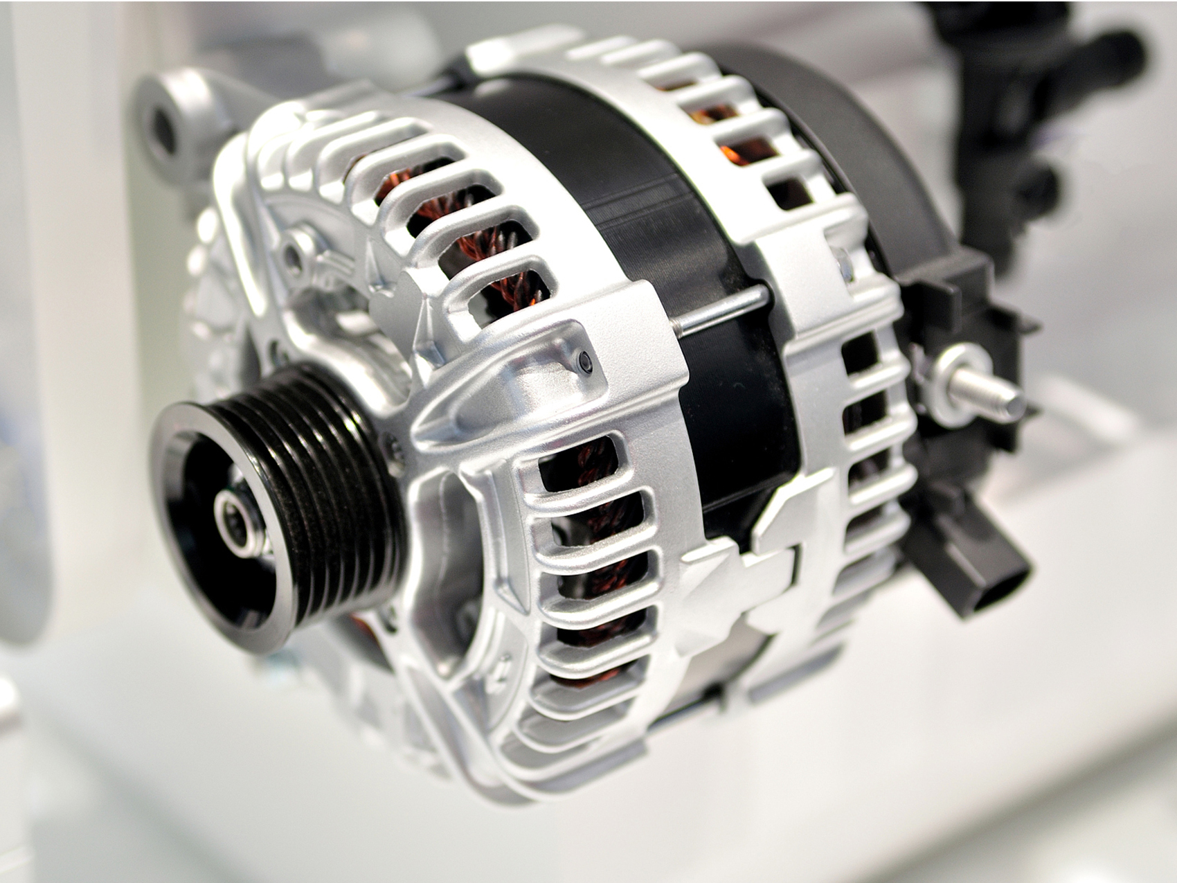 Aluminum casing of the generator